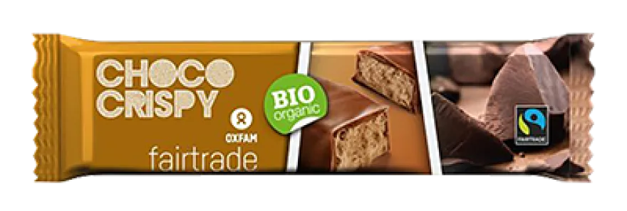 Oxfam Choco-crispyreep Fairtrade Bio (33 gr)