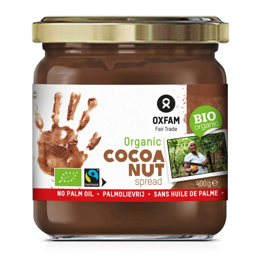 Oxfam Choco Nut Palmolievrij Fairtrade Bio (400 gr)