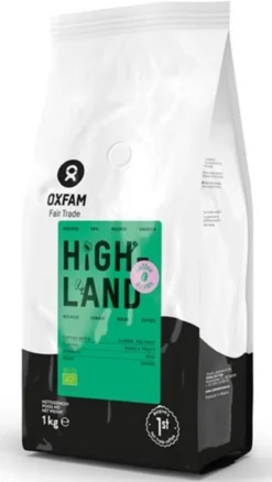 Oxfam Koffiebonen Highland Fairtrade Bio (1000 gr)