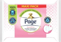 Page Toiletpapier Sensitive Vochtig Toiletpapier (74 stuks)