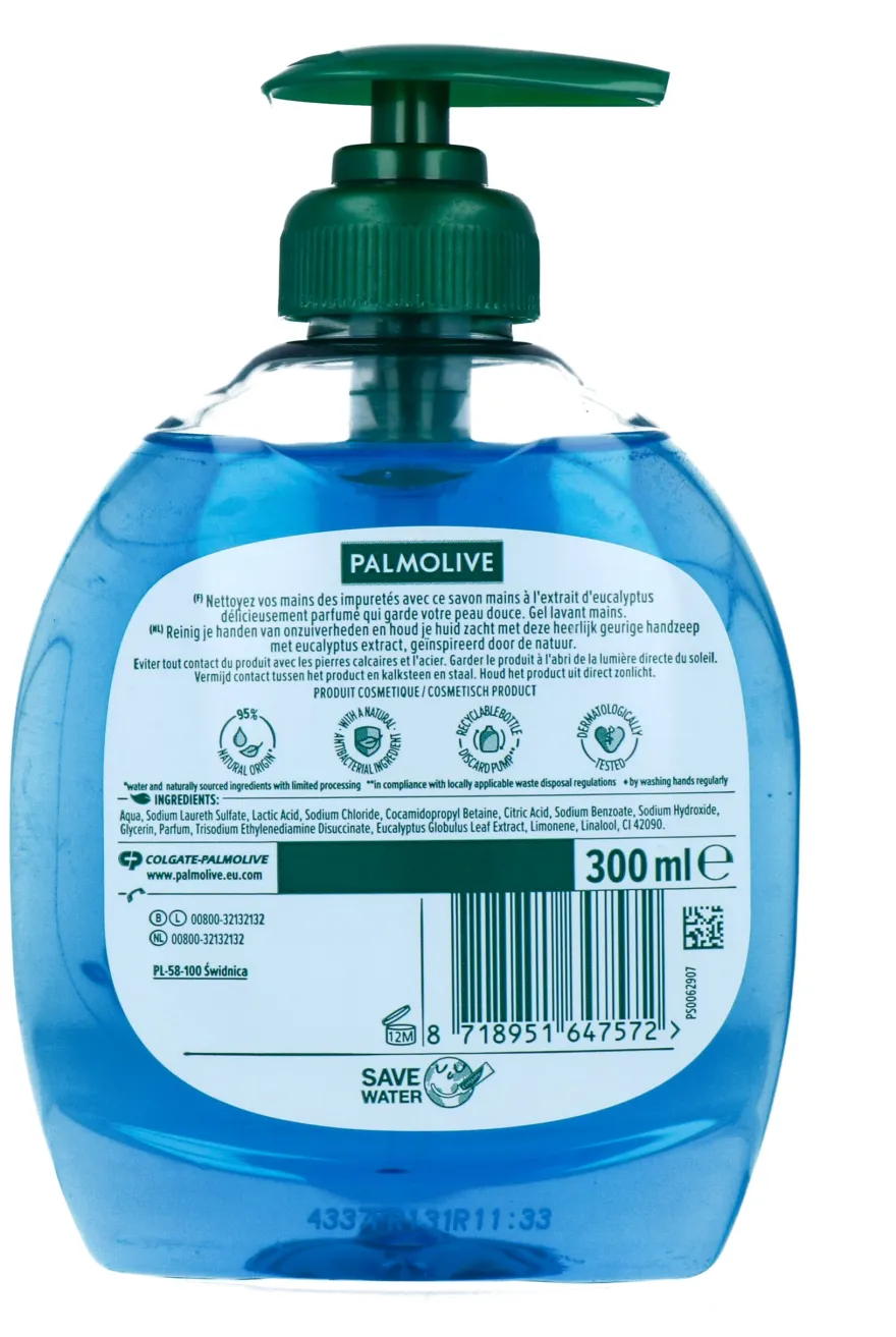 Palmolive Vloeibare Zeep Hygiene Plus Fresh Pomp (300 ml)