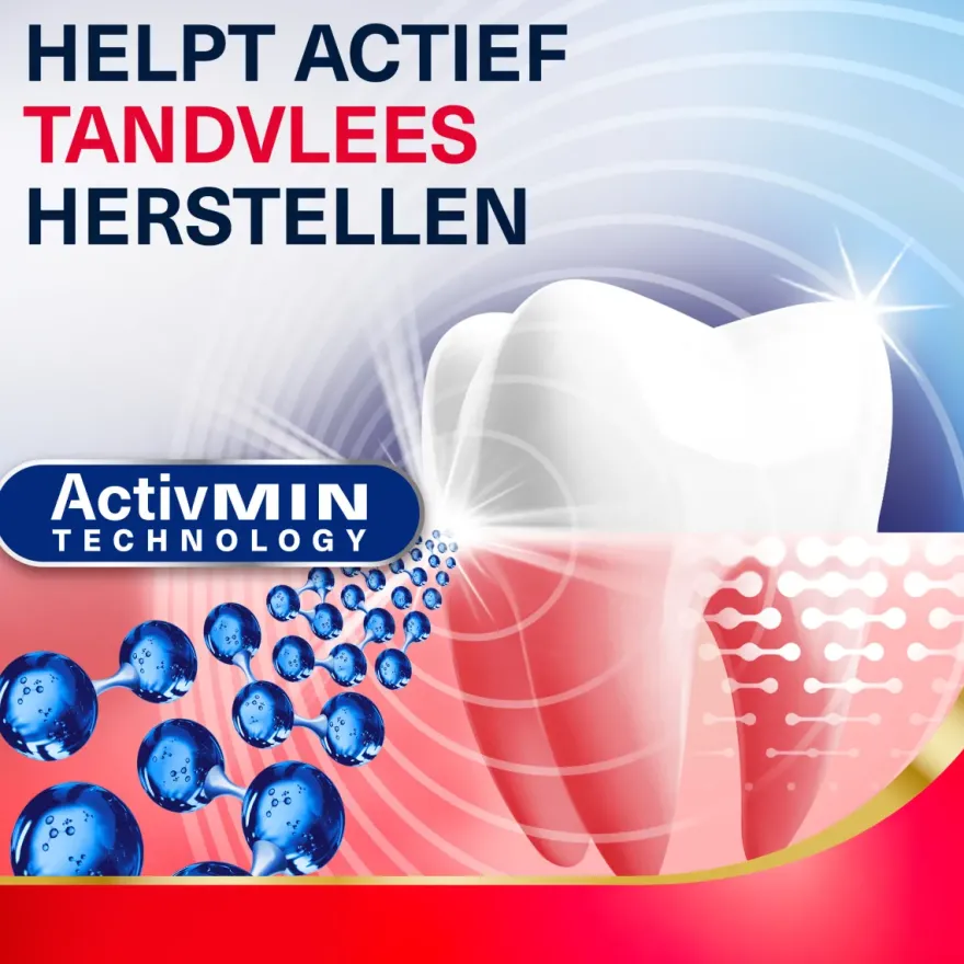 Parodontax Active Repair Tandvlees Fresh Mint Mini Tandpasta Reisformaat (15 ml)