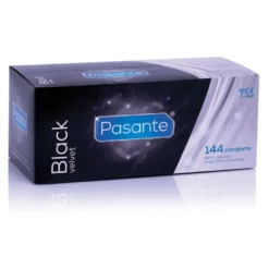 Pasante – Black Velvet Condoms Transparant (144 stuks)