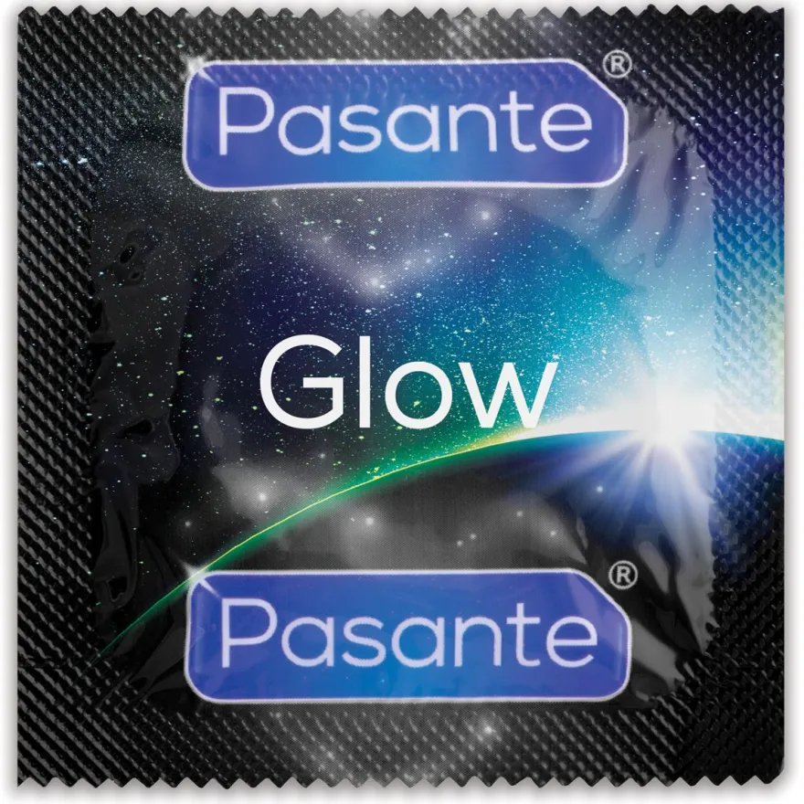 Pasante – Glow Condoms Transparant (12 stuks)