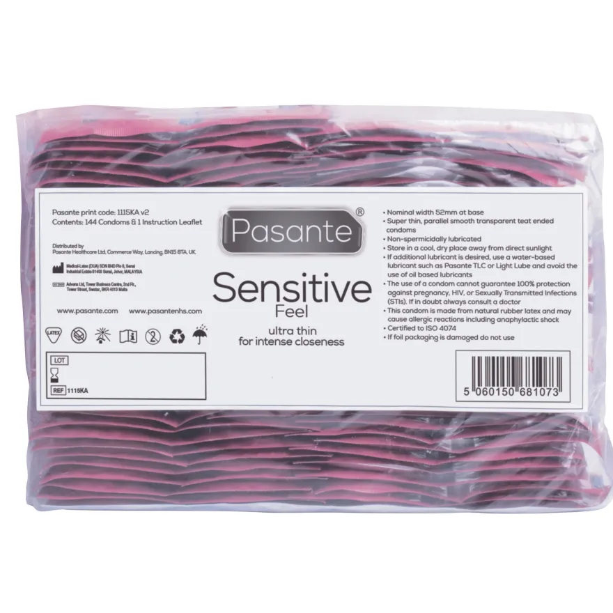Pasante Pasante Sensitive Feel Condooms (144 stuks)