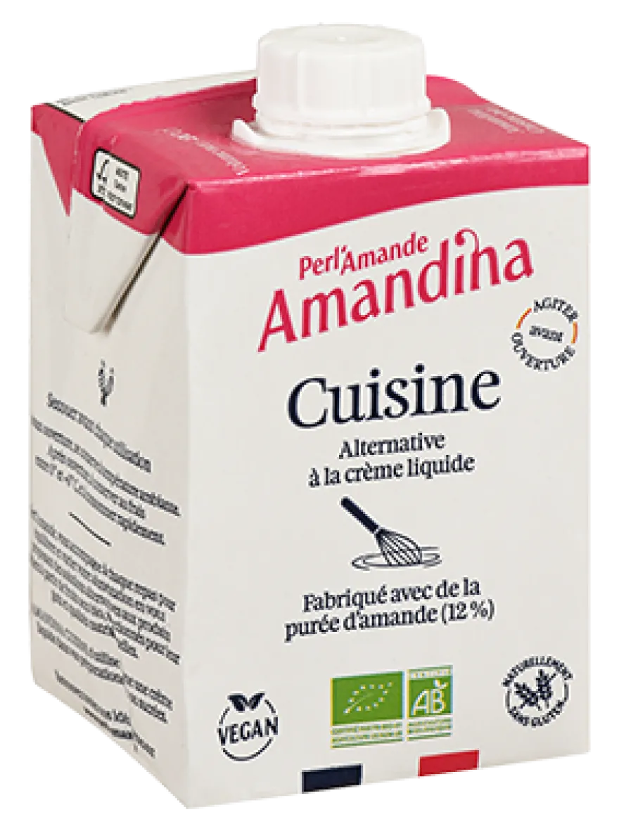 Perl’amande Amandel Cuisine Glutenvrij Bio (200 ml)