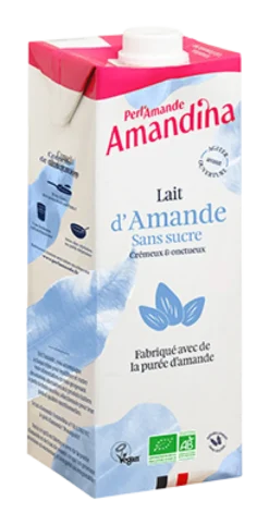 Perl’amande Amandelmelk Natuur Z.suiker Bio (1000 ml)