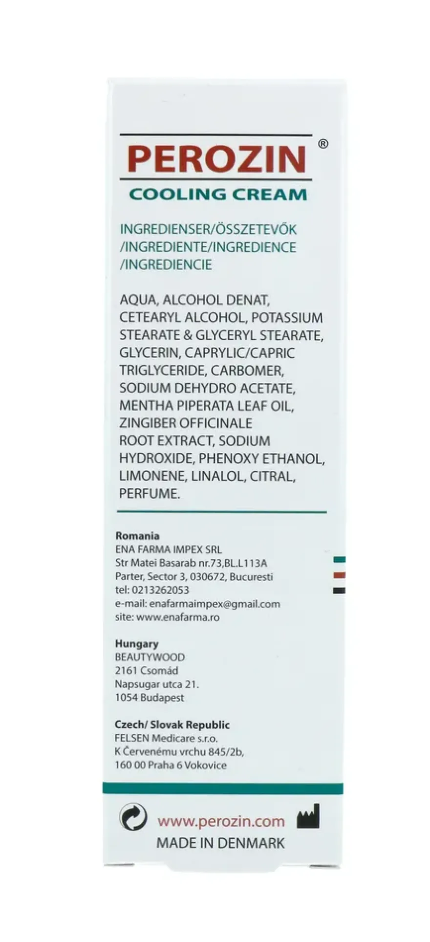 Perozin Cooling Cream (100 ml)