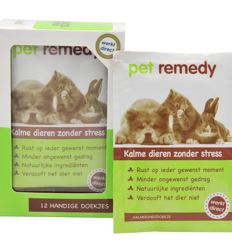 Pet Remedy Kalmerende Doekjes (12 stuks)