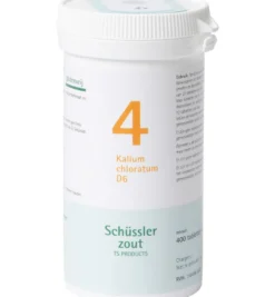 Pfluger Kalium chloratum 4 D6 Schussler (400 tabletten)