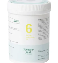 Pfluger Kalium sulfuricum 6 D6 Schussler (1000 tabletten)