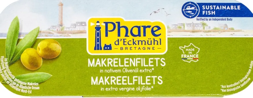 Phare d’Eckmühl Makreelfilet In Olijfolie (151 gr)