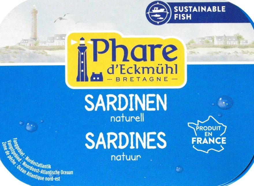 Phare d’Eckmühl Sardientjes Naturel (135 gr)