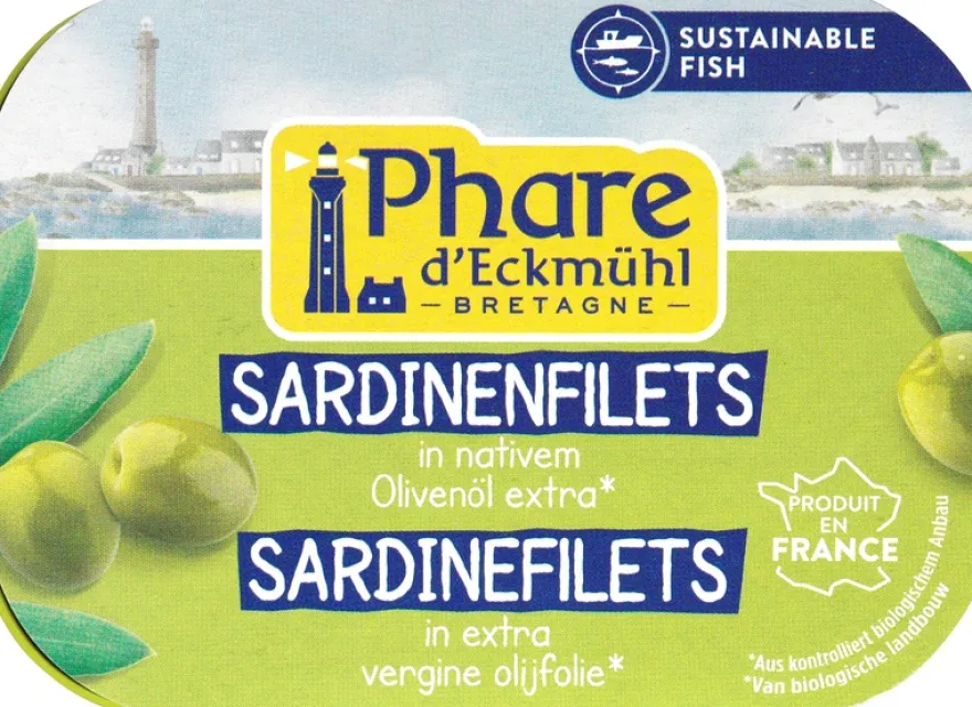 Phare d’Eckmühl Sardinefilets In Olijfolie (100 gr)