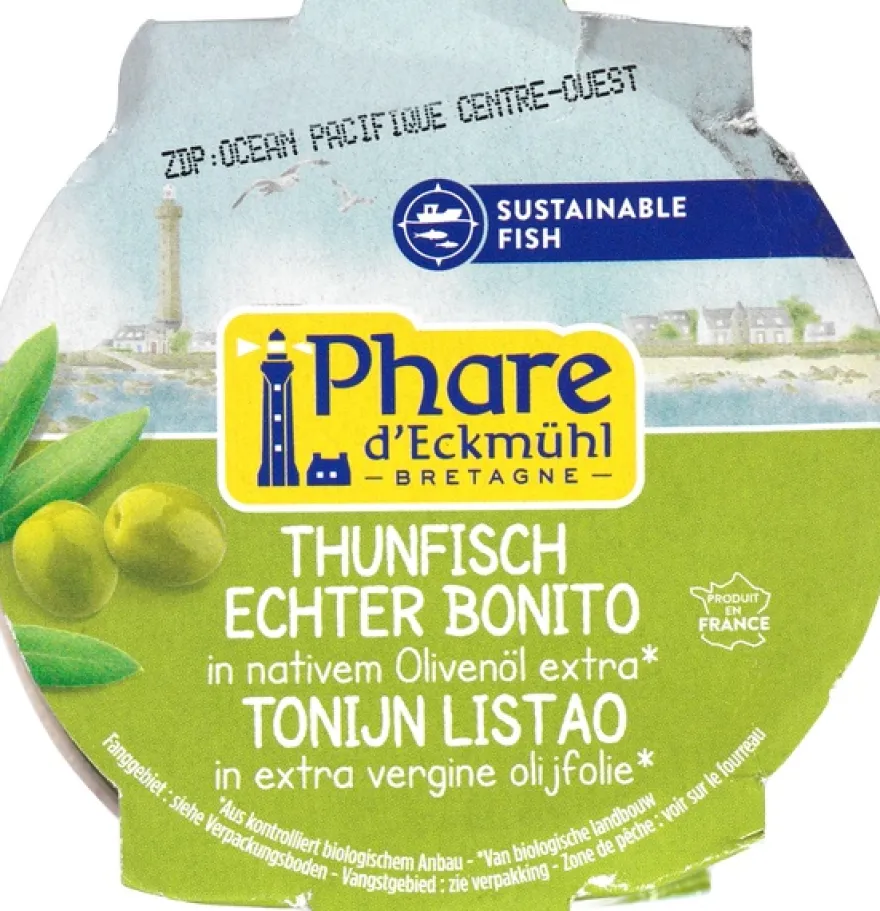 Phare d’Eckmühl Tonijn Listao In Olijfolie (160 gr)