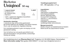 Pharma Nord Bio Active Uniquinol Q10 50mg (30 capsules)