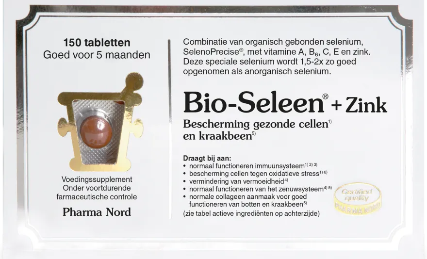 Pharma Nord Bio Seleen & Zink (150 tabletten)