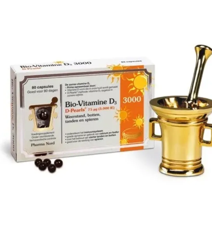 Pharma Nord Bio-Vitamine D3 3000IE D Pearls (80 capsules)