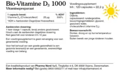 Pharma Nord Bio Vitamine D3 25mcg 1000IE (120 capsules)