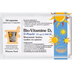 Pharma Nord Bio Vitamine D3 25mcg 1000IE (120 capsules)