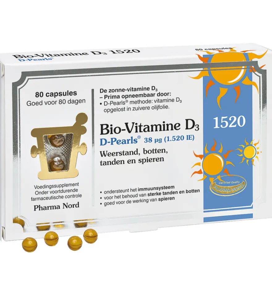 Pharma Nord Bio Vitamine D3 38mcg (80 capsules)