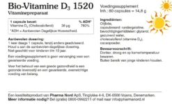 Pharma Nord Bio Vitamine D3 38mcg (80 capsules)