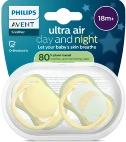 Philips Avent Avent Day & Night Fopspeen 18m+ (2 stuks)