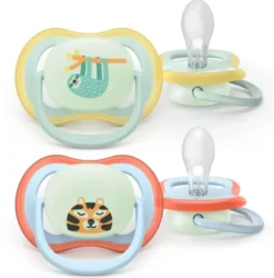 Philips Avent Avent Nighttime Fopspeen Leeuw 0-6m (2 stuks)