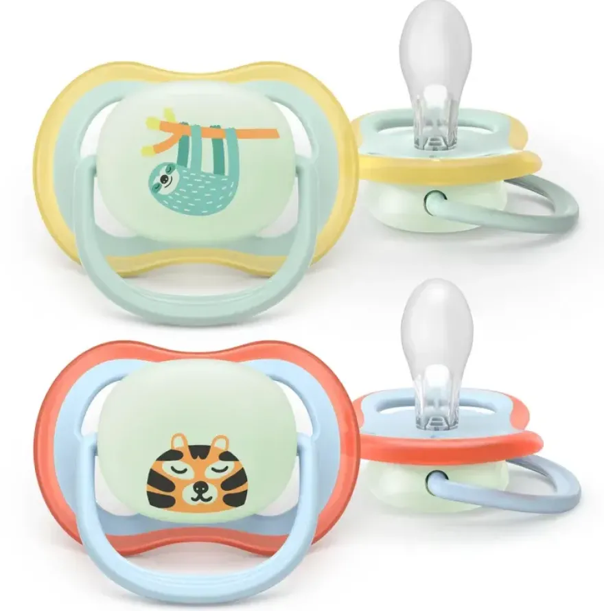 Philips Avent Avent Nighttime Fopspeen Leeuw 0-6m (2 stuks)