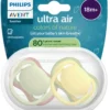 Philips Avent Avent Ultra Air Fopspeen Colors of Nature 18m+ (2 stuks)