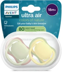 Philips Avent Avent Ultra Air Fopspeen Colors of Nature 18m+ (2 stuks)