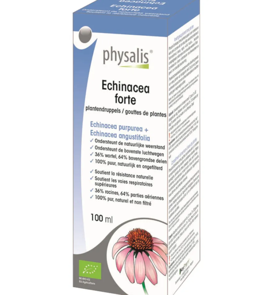 Physalis Echinacea Forte Plantendruppels Bio (100 ml)