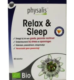 Physalis Relax & sleep bio (45 tabletten)