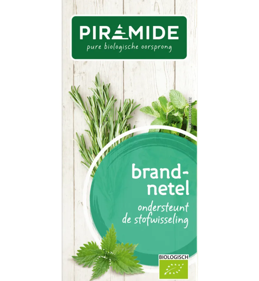 Piramide Brandnetel Thee Eko Bio (20 stuks)
