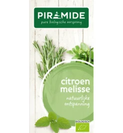 Piramide Citroenmelisse Thee Eko Bio (20 stuks)