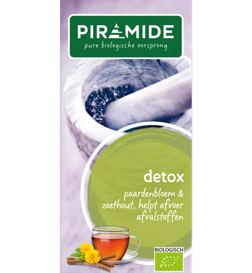 Piramide Detox Thee Eko Bio (20 stuks)