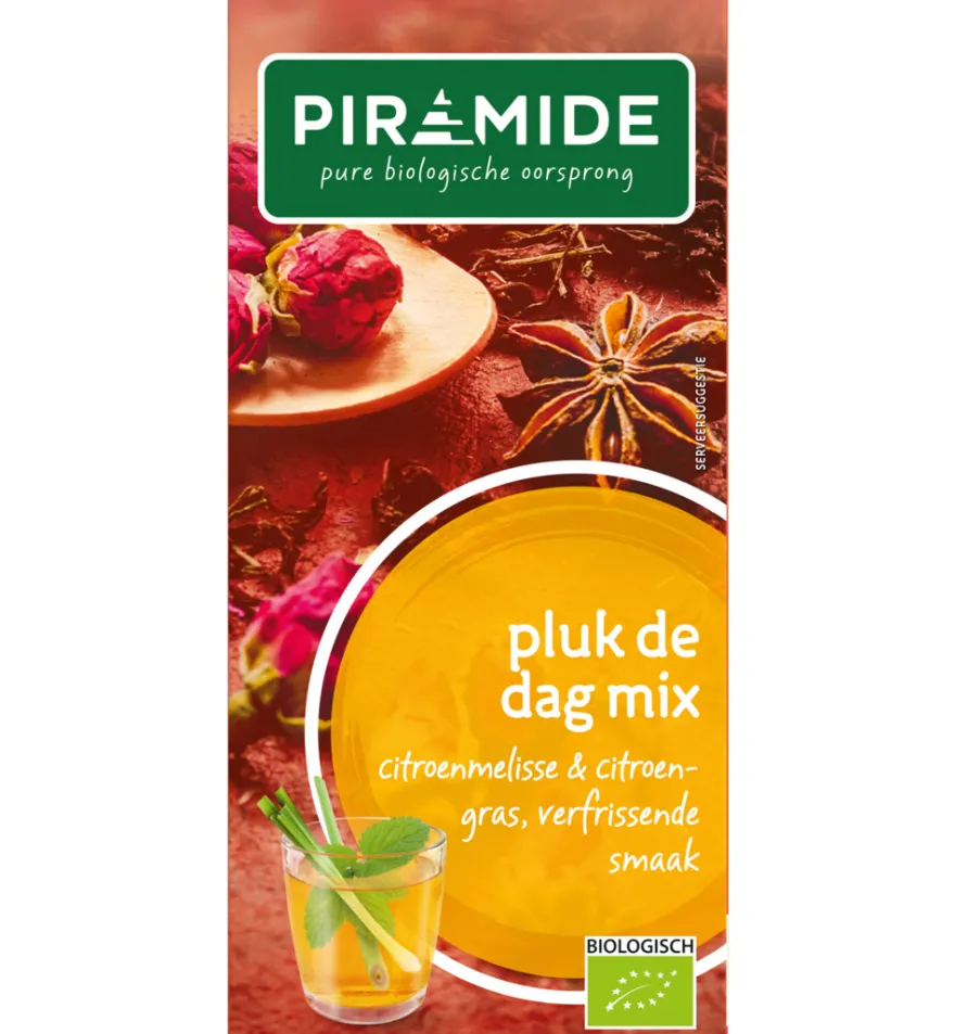 Piramide Pluk De Dag Mix Thee Eko Bio (20 stuks)