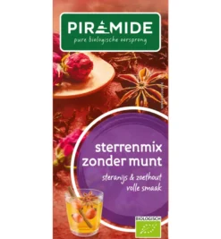 Piramide Sterrenmix Zonder Munt Thee Eko Bio (20 stuks)