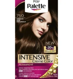 Poly Palette Haarverf – 750 Chocoladebruin (1 set)