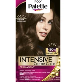 Poly Palette Haarverf – 600 Lichtbruin (1 set)