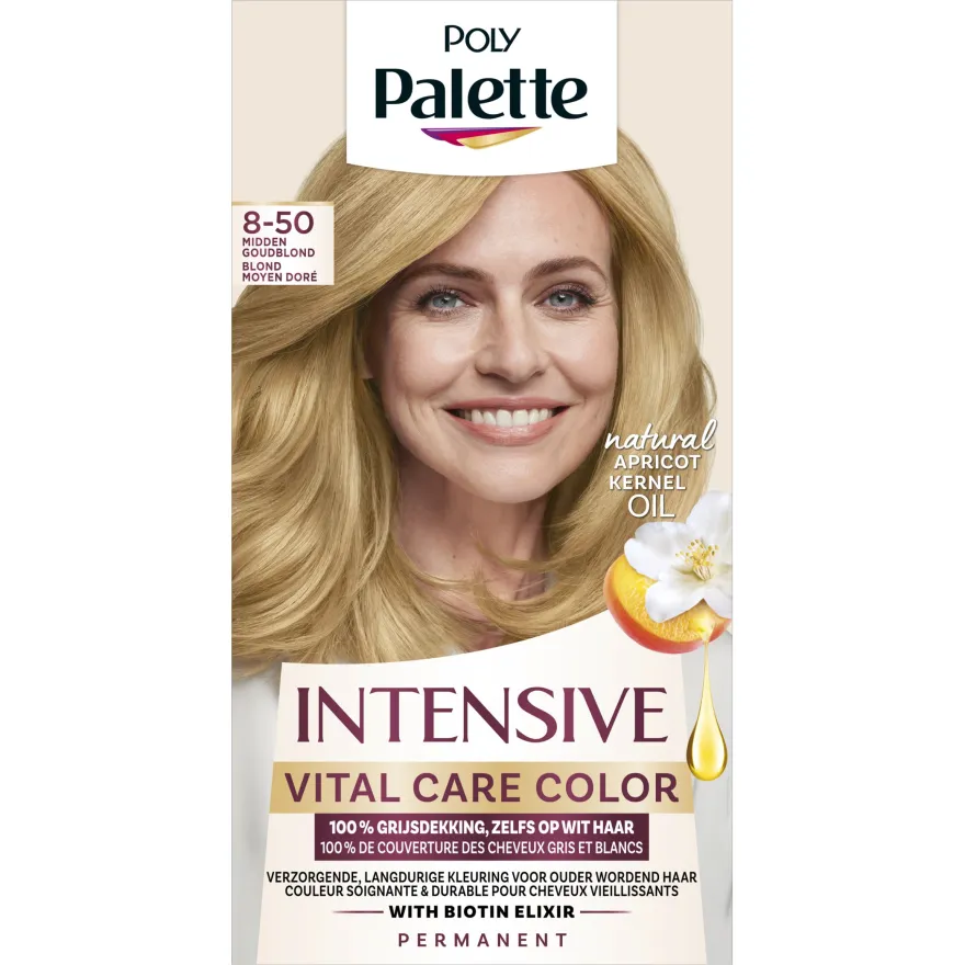 Poly Palette Vital Care – 8-50 Midden Goudblond (1 stuk)