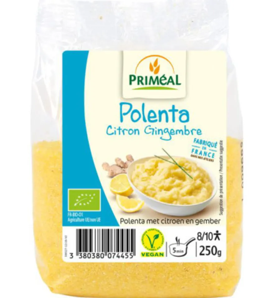 Priméal Polenta Citroen Gember Bio (250 gr)