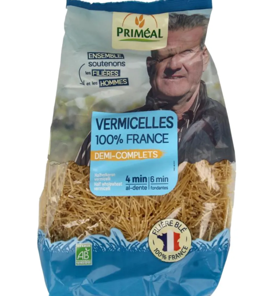 Priméal Vermicelli halfvolkoren bio (500 gr)
