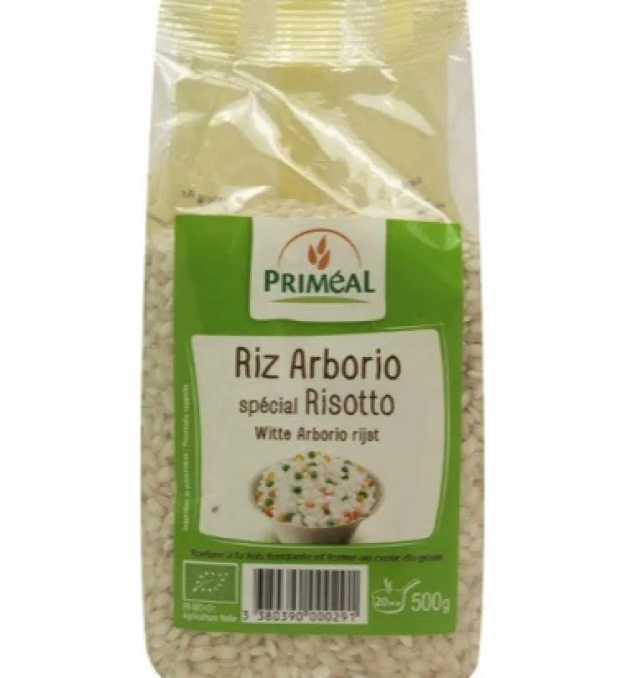 Priméal Witte Risotto Rijst Arborio Bio (500 gr)