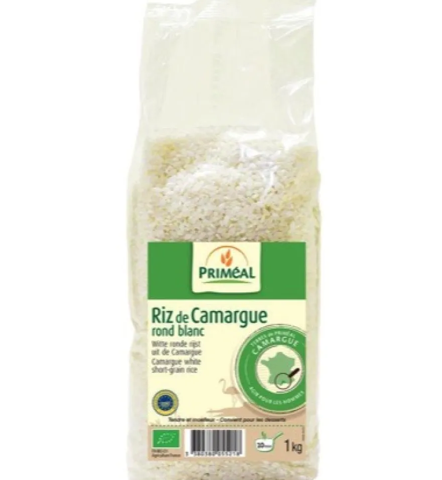 Priméal Witte Ronde Rijst Camargue Bio (1000 gr)
