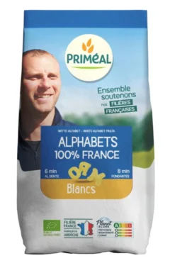 Primeal Alfabetpasta uit Frankrijk Bio (500 gr)