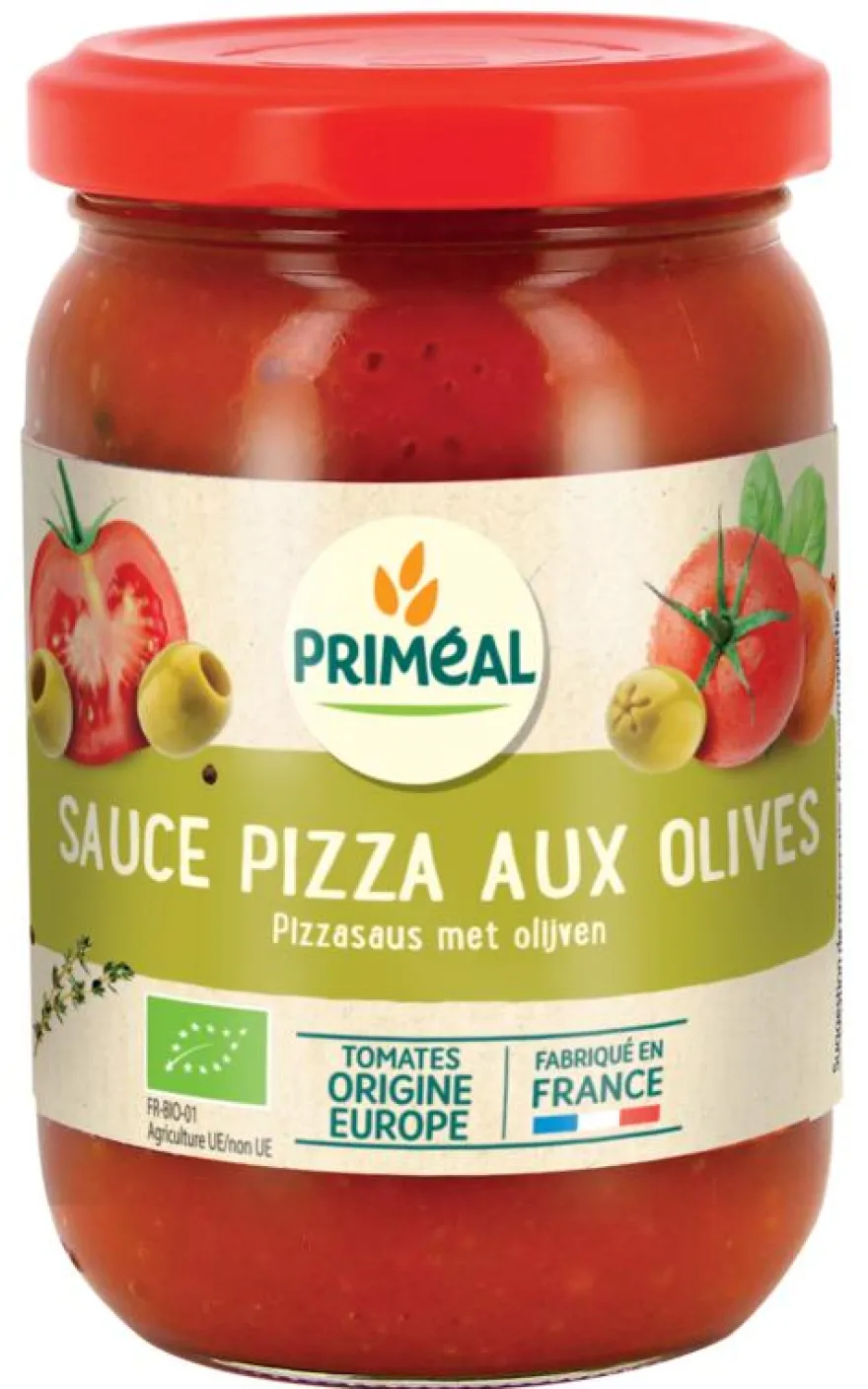 Primeal Pizza Saus Olijf Bio (200 gr)