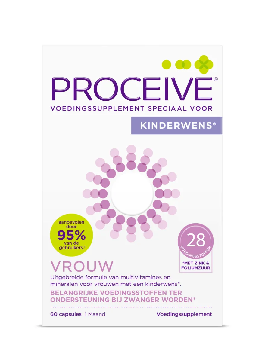 Proceive Kinderwens Vrouw (60 capsules)
