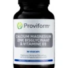 Proviform Calcium Magnesium Zink Bisglycinaat & D3 (90 vega capsules)