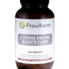 Proviform L-Lysine 500Mg & Cats Claw (180 vega capsules)